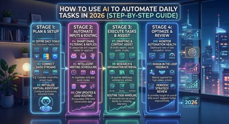 How to Use AI to Automate Daily Tasks in 2026 (Step-by-Step Guide)